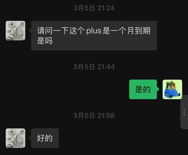 Customer conversation